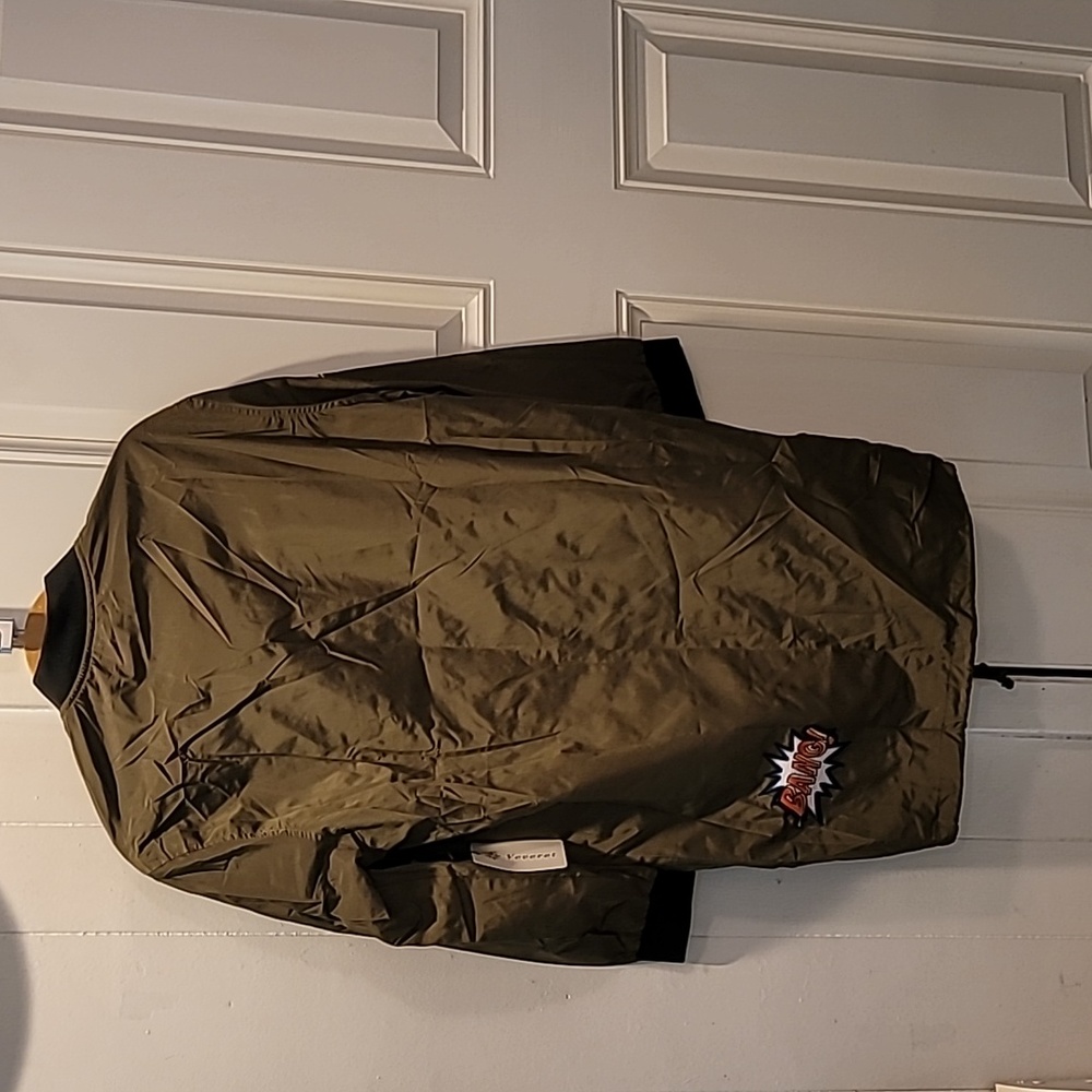NWT Army Green Bomber Jacket 3/4 Length - Picture 2 of 8